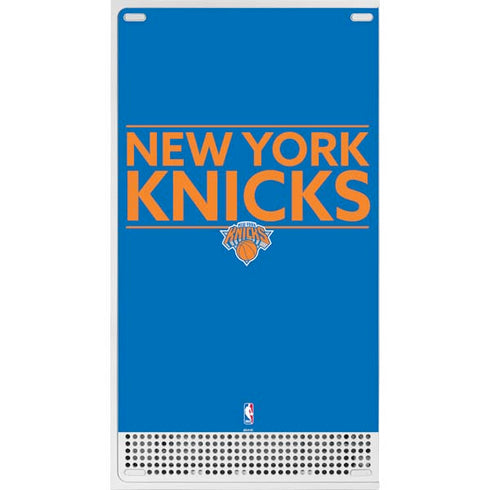 NBA New York Knicks Standard - Blue Xbox Series S Console Skin